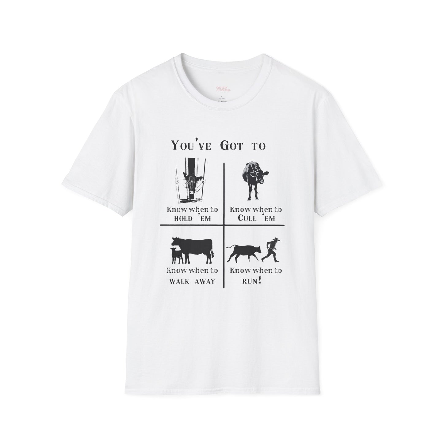 Funny Farmer Unisex T-Shirt, Humorous Cattle Farmer Tee, Funny Cow Shirt, Farm Life Shirt, Farmer Gift