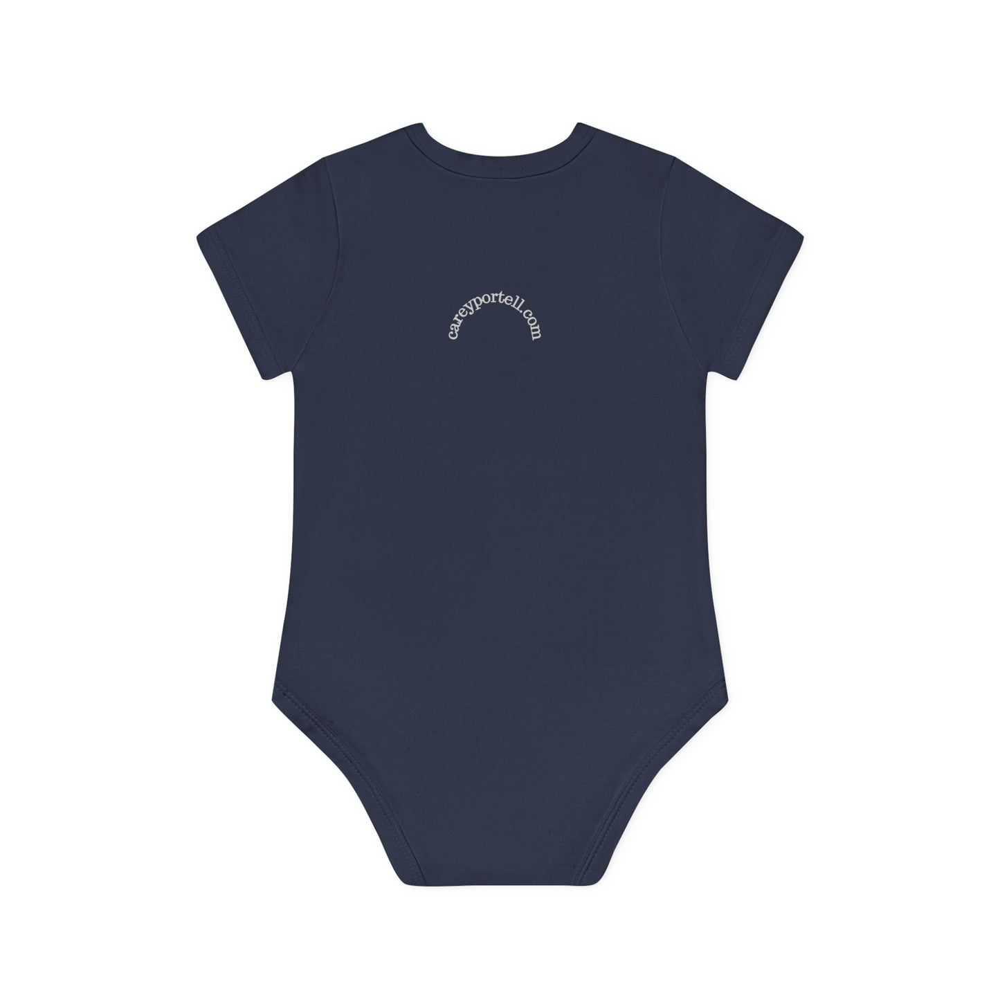 Funny Go Sit on a Cactus Baby Organic Short Sleeve Bodysuit