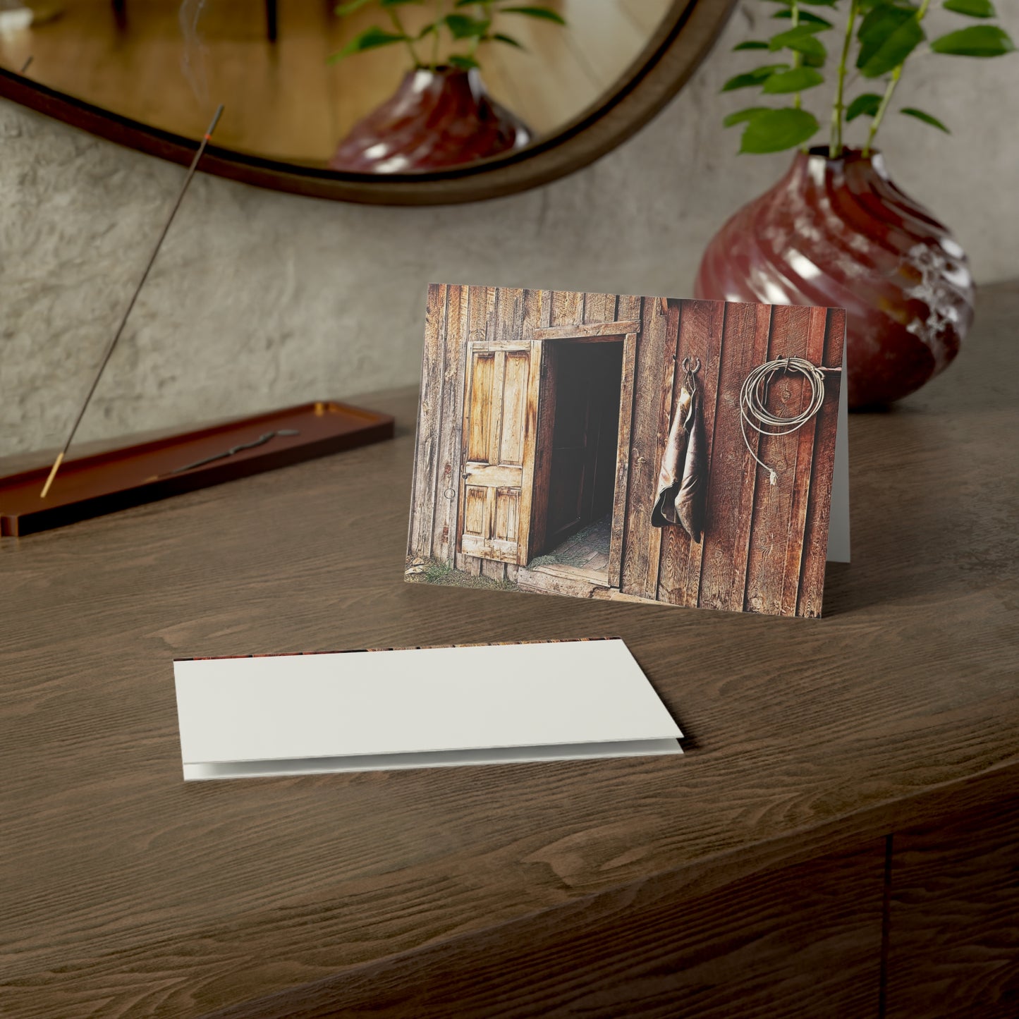 County Greeting Cards Rustic Barn Note Card Thank You Card (1, 10, 30, and 50pcs)