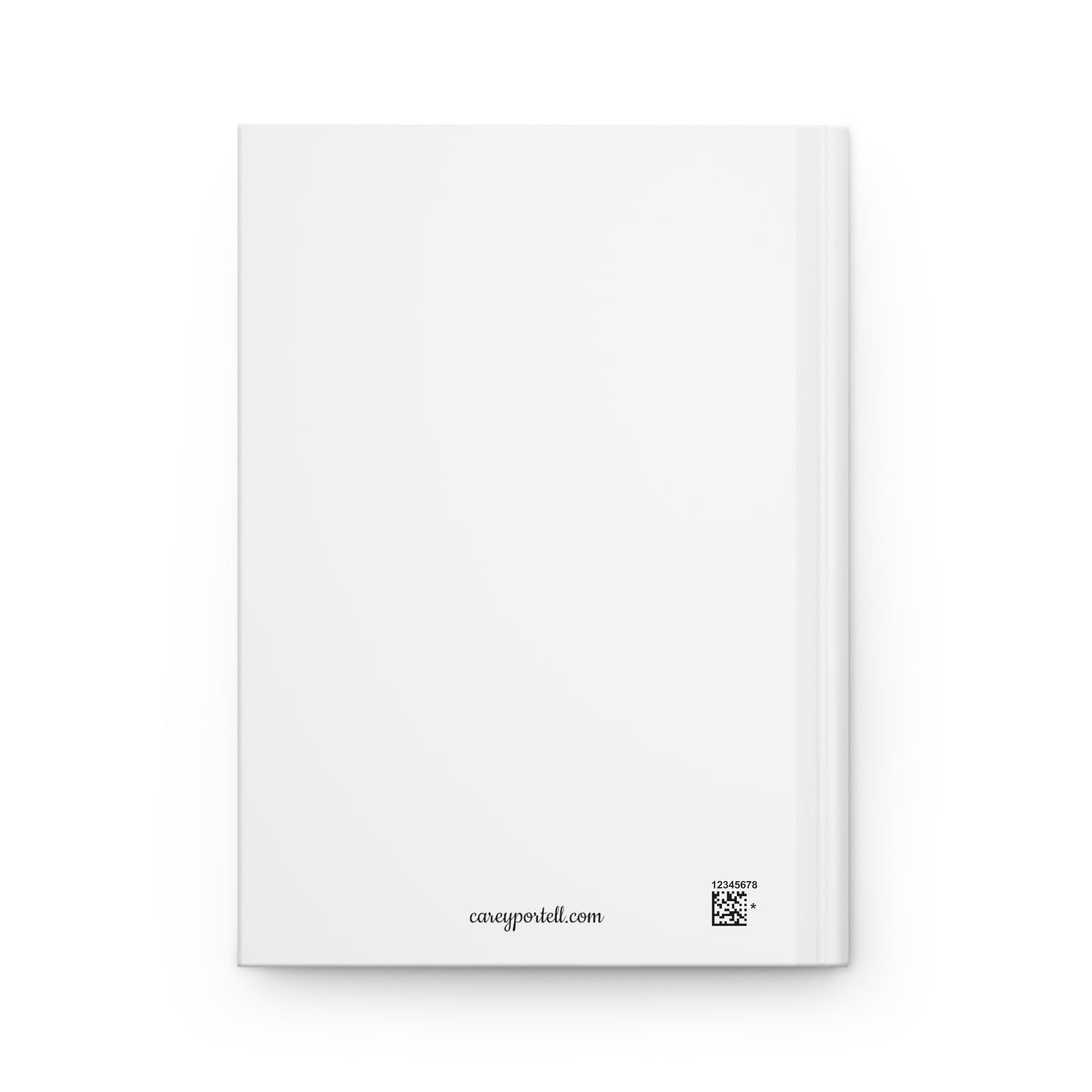 White Charolais Cow Hardcover Prayer/Gratitude Journal Matte