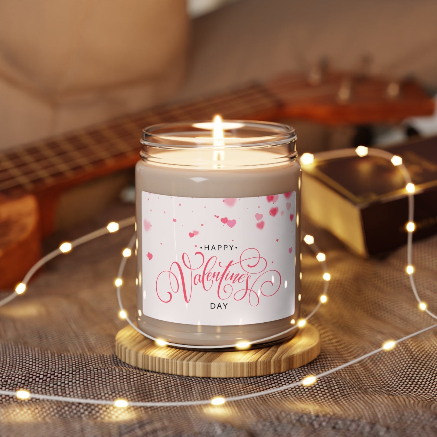 Valentine's Love Day Gift Scented Soy Candle, 9oz
