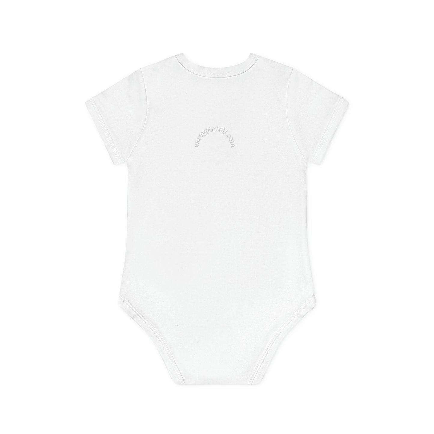 Funny Go Sit on a Cactus Baby Organic Short Sleeve Bodysuit