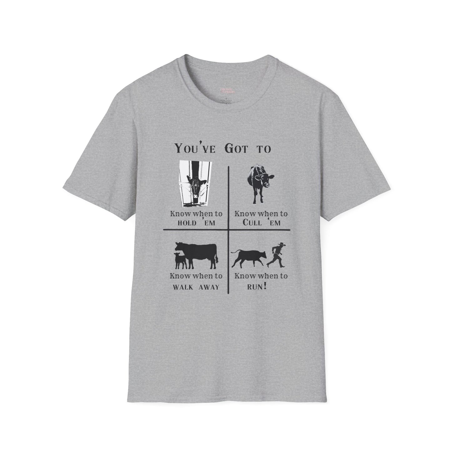 Funny Farmer Unisex T-Shirt, Humorous Cattle Farmer Tee, Funny Cow Shirt, Farm Life Shirt, Farmer Gift