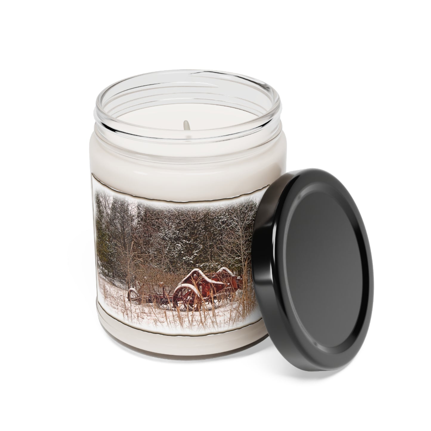 Winter Snow Holiday Gift Scented Soy Candle, 9oz