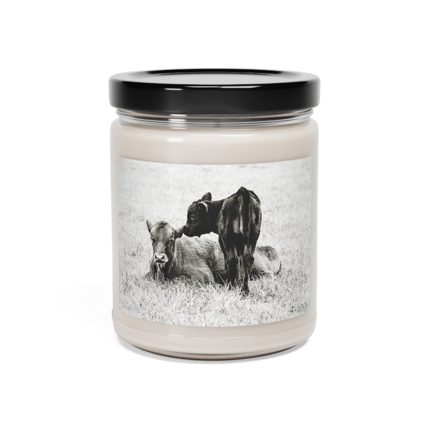 Baby Cows Snuggling Scented Soy Candle, 9oz