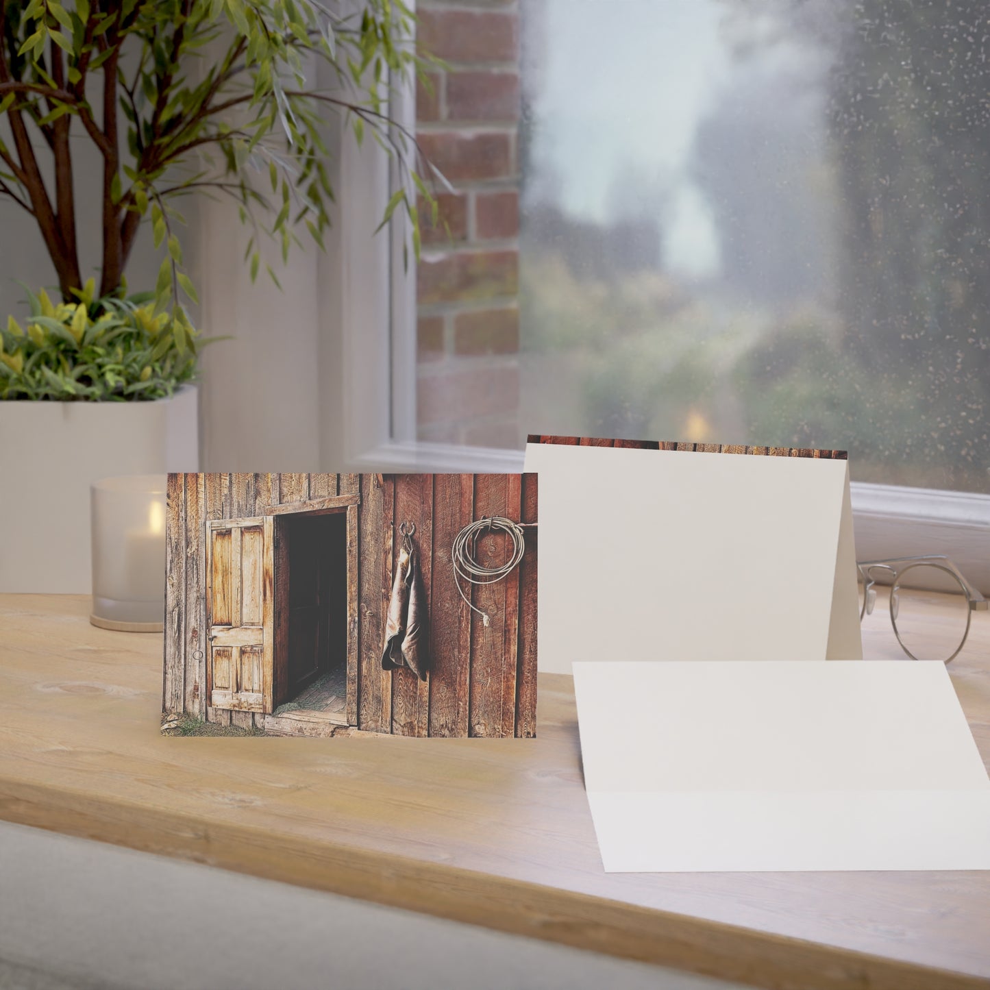 County Greeting Cards Rustic Barn Note Card Thank You Card (1, 10, 30, and 50pcs)