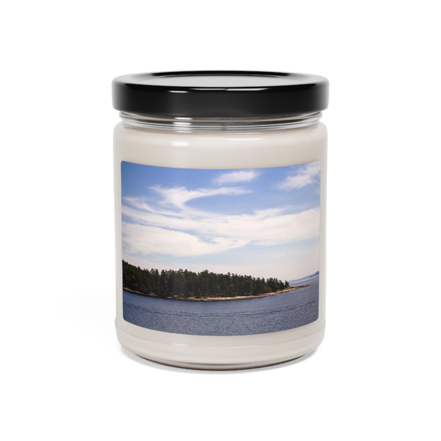 Ocean Water Beach Scene Scented Soy Candle, 9oz