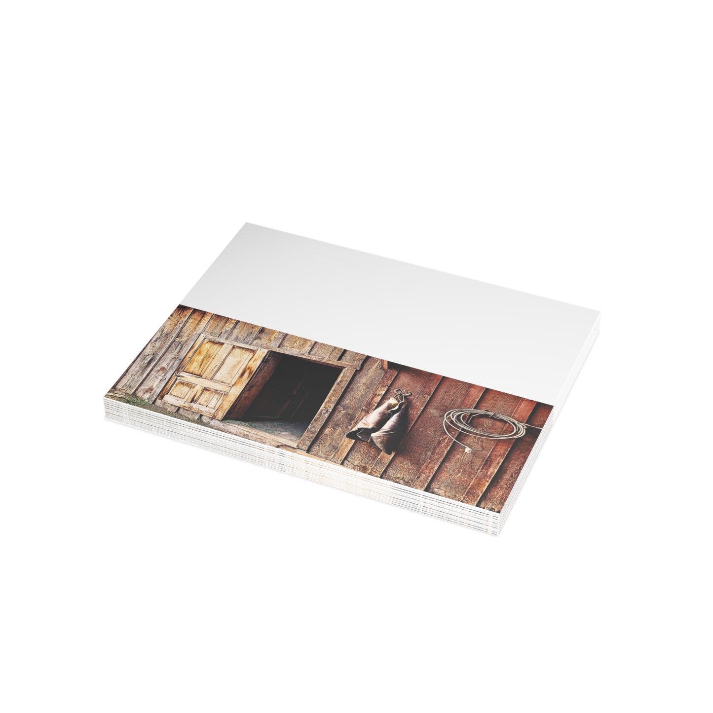 County Greeting Cards Rustic Barn Note Card Thank You Card (1, 10, 30, and 50pcs)