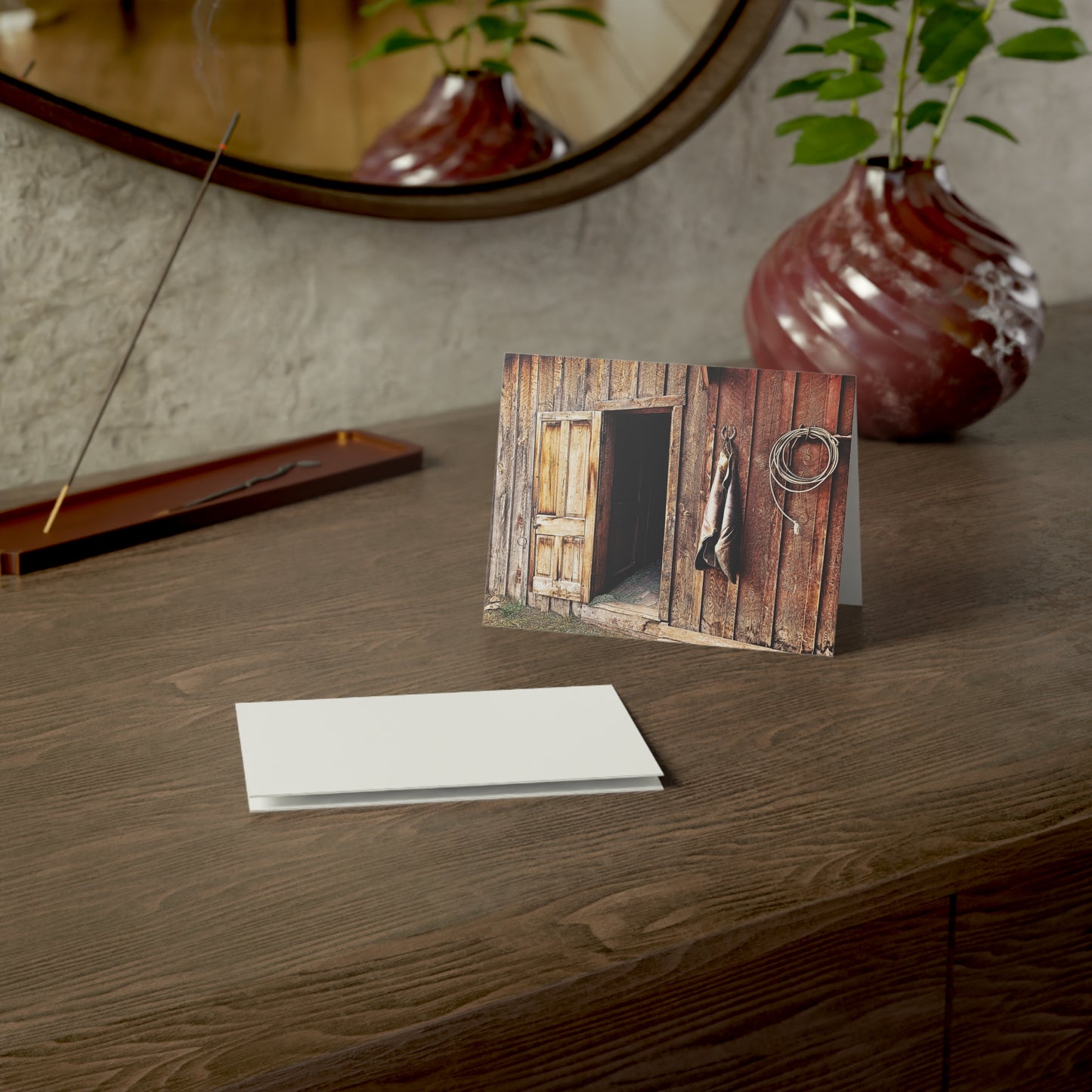 County Greeting Cards Rustic Barn Note Card Thank You Card (1, 10, 30, and 50pcs)