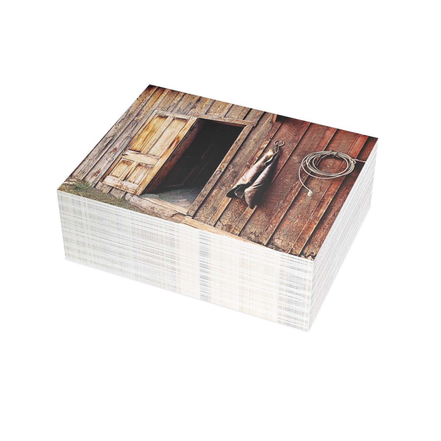 County Greeting Cards Rustic Barn Note Card Thank You Card (1, 10, 30, and 50pcs)