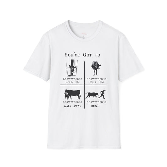 Funny Farmer Unisex T-Shirt, Humorous Cattle Farmer Tee, Funny Cow Shirt, Farm Life Shirt, Farmer Gift