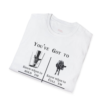 Funny Farmer Unisex T-Shirt, Humorous Cattle Farmer Tee, Funny Cow Shirt, Farm Life Shirt, Farmer Gift