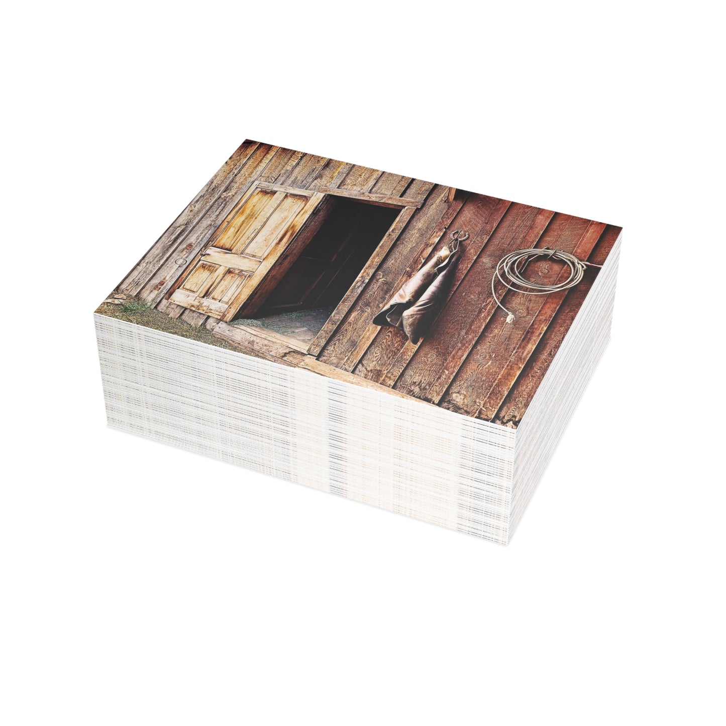 County Greeting Cards Rustic Barn Note Card Thank You Card  (1, 10, 30, and 50pcs)