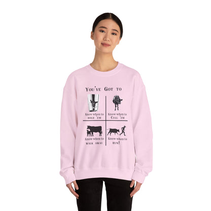 Funny Farmer Sweatshirt - Crewneck, Humorous Cattle Farmer Gift