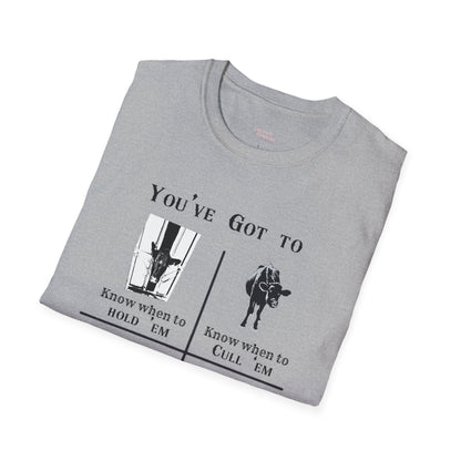Funny Farmer Unisex T-Shirt, Humorous Cattle Farmer Tee, Funny Cow Shirt, Farm Life Shirt, Farmer Gift