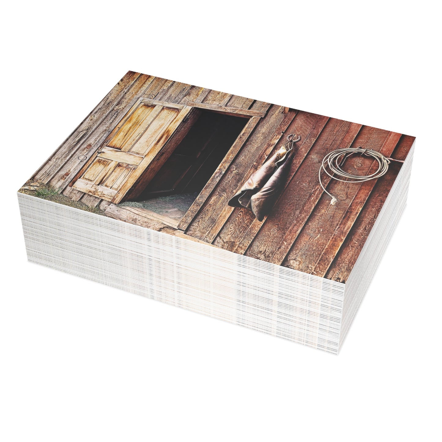 County Greeting Cards Rustic Barn Note Card Thank You Card  (1, 10, 30, and 50pcs)
