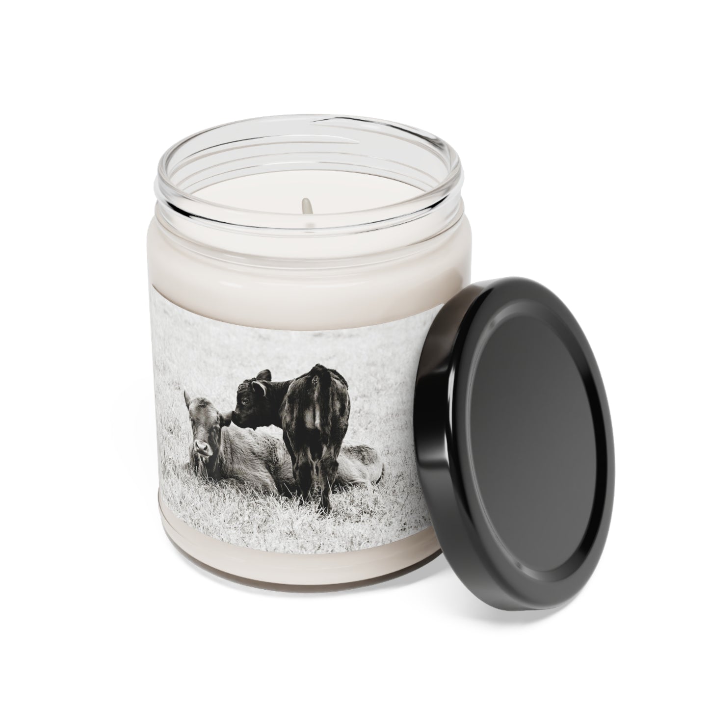 Baby Cows Snuggling Scented Soy Candle, 9oz