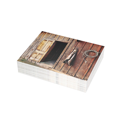 County Greeting Cards Rustic Barn Note Card Thank You Card  (1, 10, 30, and 50pcs)