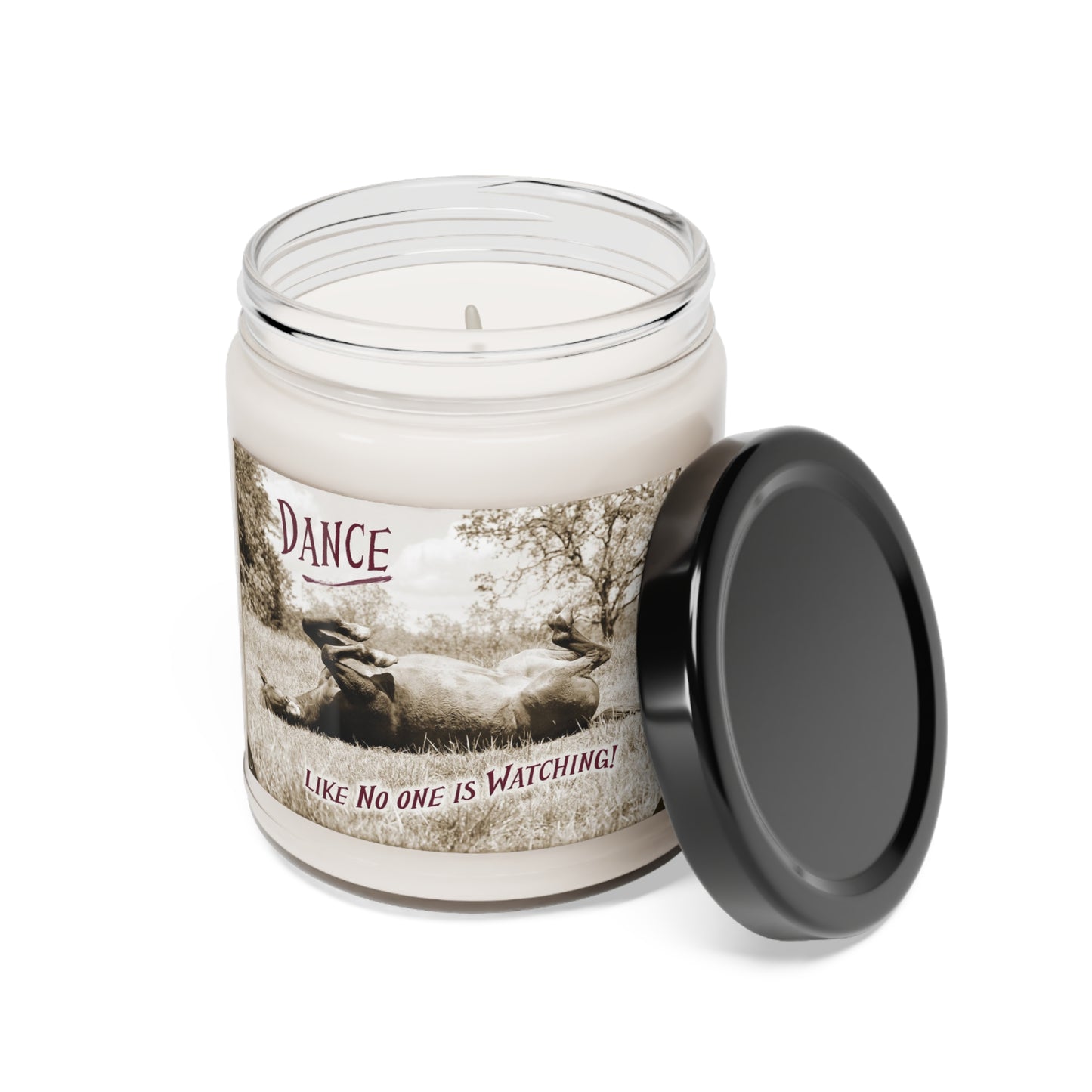 Dance like no one is Watching Horse Cowboy Western CandleScented Soy Candle, 9oz