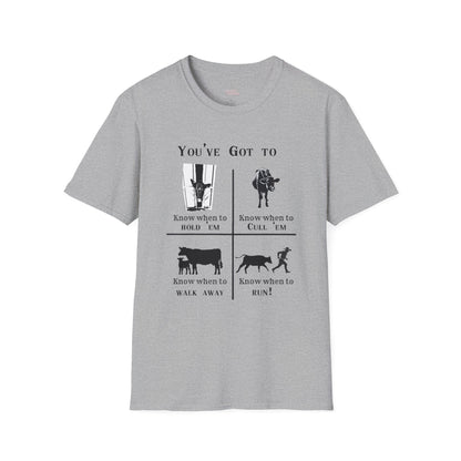 Funny Farmer Unisex T-Shirt, Humorous Cattle Farmer Tee, Funny Cow Shirt, Farm Life Shirt, Farmer Gift