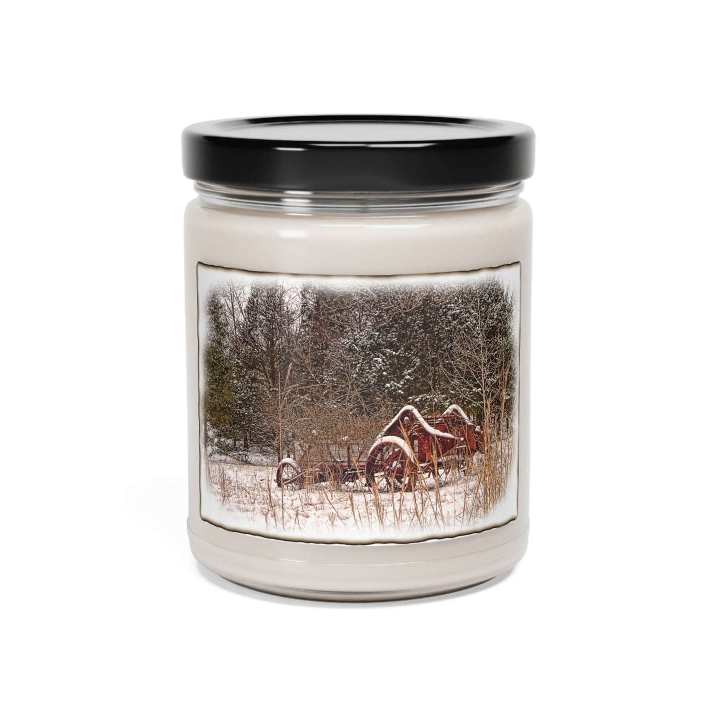 Winter Snow Holiday Gift Scented Soy Candle, 9oz