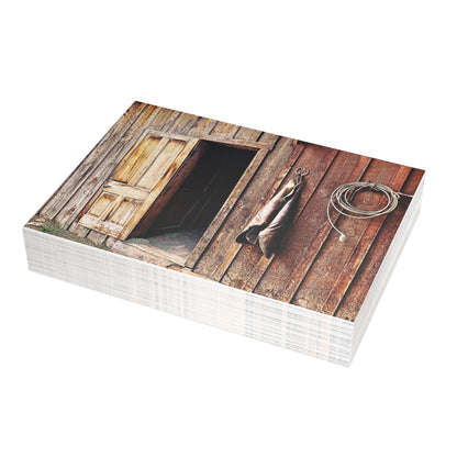 County Greeting Cards Rustic Barn Note Card Thank You Card  (1, 10, 30, and 50pcs)