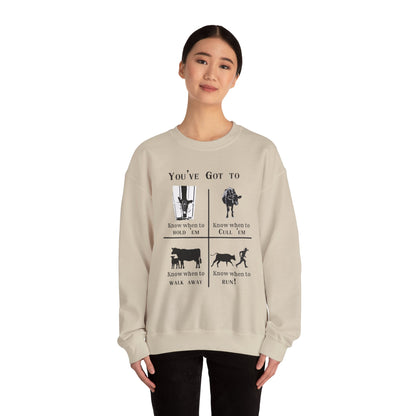 Funny Farmer Sweatshirt - Crewneck, Humorous Cattle Farmer Gift