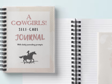 Cowgirl Journal Printable Journal Self Care Kit  Mindfulness Planner