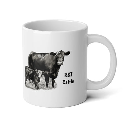 Custom Cow Ceramic Mug Personalize Farmer Gift for Coffee